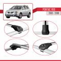Pontiac Vibe 2003-2008 Arası ile Uyumlu ACE-1 Ara Atkı Tavan Barı Gri 2 Adet