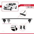 Nissan Note 2 (E12) 2013-2019 Arası ile Uyumlu ACE-4 Ara Atkı Tavan Barı Siyah 2 Adet