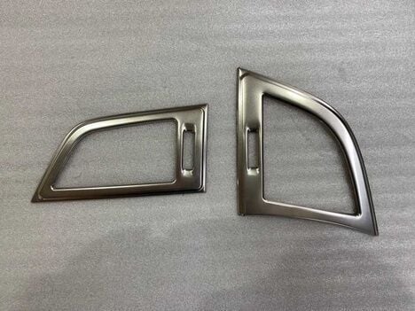 Hyundai Elantra 216-2019 Menfez Kaplama Silver Paslanmaz Çelik