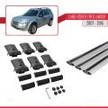 Land Rover Freelander 2 (L359) 2007-2015 Arası ile Uyumlu FLY Model Ara Atkı Tavan Barı Gri 3 Adet