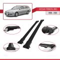 Nissan Primera 2 (W11) Traveller 1998-2001 Arası ile Uyumlu FLY Model Ara Atkı Tavan Barı Siyah 2 Adet