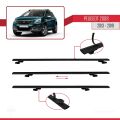 Peugeot 2008 (A94) 2013-2019 Arası ile Uyumlu BASIC Model Ara Atkı Tavan Barı Siyah 2 Adet