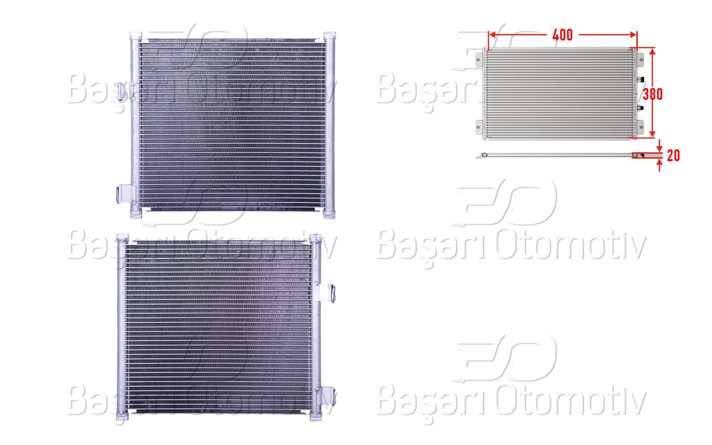 Ford Ka 1996 ve Sonrası Klima Radyatörü