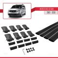 Mercedes Citan (W415) 2012-2021 Arası ile Uyumlu FLY Model Ara Atkı Tavan Barı Siyah 4 Adet