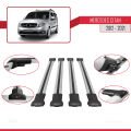Mercedes Citan (W415) 2012-2021 Arası ile Uyumlu FLY Model Ara Atkı Tavan Barı Gri 4 Adet