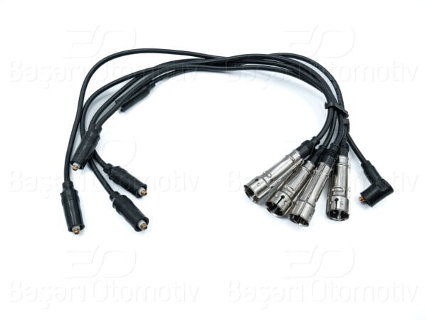 Volkswagen Caddy 1 Golf 1 2 Jetta 2 Passat Polo Classic Scirocco ve Seat Cordoba Ibiza 2 Toledo 1 1981 ve Sonrası Uyumlu Buji Kablosu Seti