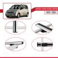 Toyota Yaris Verso (XP20) 1999-2005 Arası ile Uyumlu BASIC Model Ara Atkı Tavan Barı Gri 2 Adet