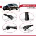 Infiniti EX35 EX37 2008-2013 Arası ile Uyumlu ACE-1 Ara Atkı Tavan Barı Siyah 2 Adet