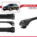 Infiniti EX35 EX37 2008-2013 Arası ile Uyumlu ACE-1 Ara Atkı Tavan Barı Siyah 2 Adet