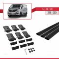Fiat Talento 2016-2021 Arası ile Uyumlu FLY Model Ara Atkı Tavan Barı Siyah 3 Adet