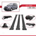 Lada Largus 2012 ve Sonrası ile Uyumlu FLY Model Ara Atkı Tavan Barı Siyah 3 Adet