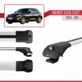 Infiniti EX35 EX37 2008-2013 Arası ile Uyumlu ACE-1 Ara Atkı Tavan Barı Gri 2 Adet