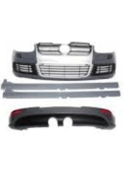 Volkswagen Golf 5 R32 2004-2008 Tampon Seti Komple (Ön Arka Yan Krom Panjurlu)