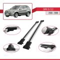 BMW X5 (E53) 2000-2006 Arası ile Uyumlu FLY Model Ara Atkı Tavan Barı Gri 2 Adet