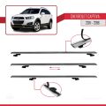Chevrolet Captiva 2011-2015 Arası ile Uyumlu BASIC Model Ara Atkı Tavan Barı Gri 2 Adet
