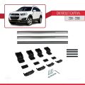 Chevrolet Captiva 2011-2015 Arası ile Uyumlu BASIC Model Ara Atkı Tavan Barı Gri 2 Adet