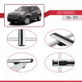 Jeep Cherokee 5 (KL) 2014-2023 Arası ile Uyumlu BASIC Model Ara Atkı Tavan Barı Gri 2 Adet