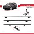 Jeep Cherokee 5 (KL) 2014-2023 Arası ile Uyumlu BASIC Model Ara Atkı Tavan Barı Gri 2 Adet