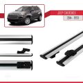 Jeep Cherokee 5 (KL) 2014-2023 Arası ile Uyumlu BASIC Model Ara Atkı Tavan Barı Gri 2 Adet