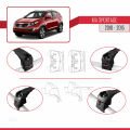 Kia Sportage 3 (SL) 2010-2015 Arası ile Uyumlu ACE-2 Ara Atkı Tavan Barı Siyah 2 Adet
